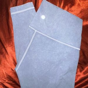 Lululemon denim wash colored leggings